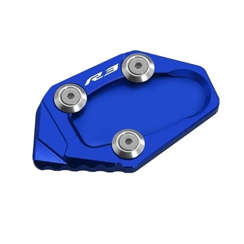 LTCZGRCI Motorrad Ständer Pad Für YZF-R3 YZFR3 2015-2021 2022 2023 Motorrad CNC Ständer Seitenständer Verlängerung Pad Enlarger Stützplatte von LTCZGRCI