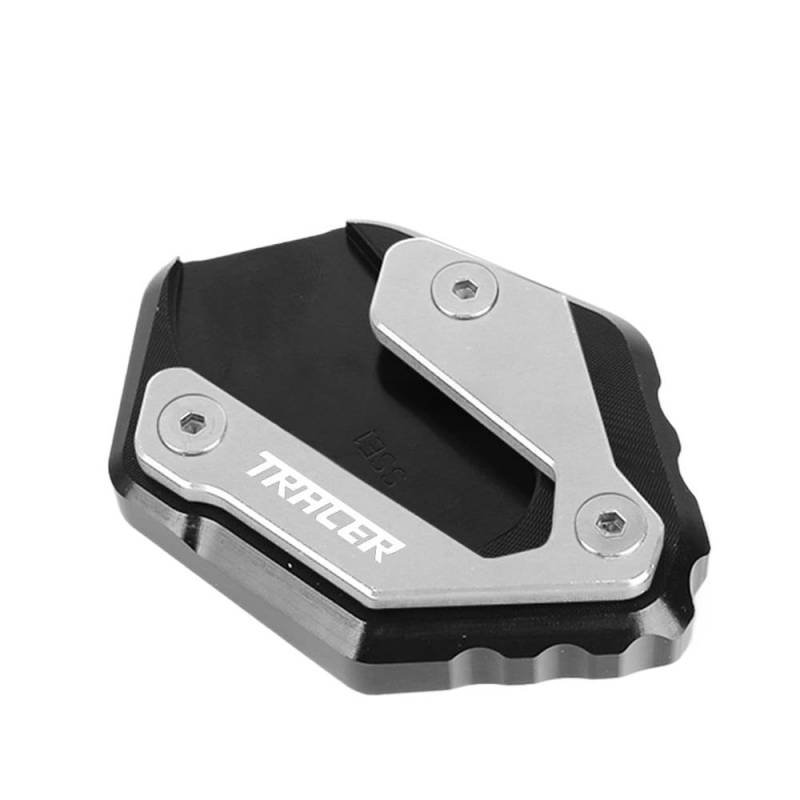 LTCZGRCI Motorrad Ständer Pad Fußseitenständer-Verlängerungsplatte Für MT-07 2013–2023 MT07 MT MT 07 2022 2021 2020 2019 2018 Ständerunterstützung Vergrößern von LTCZGRCI