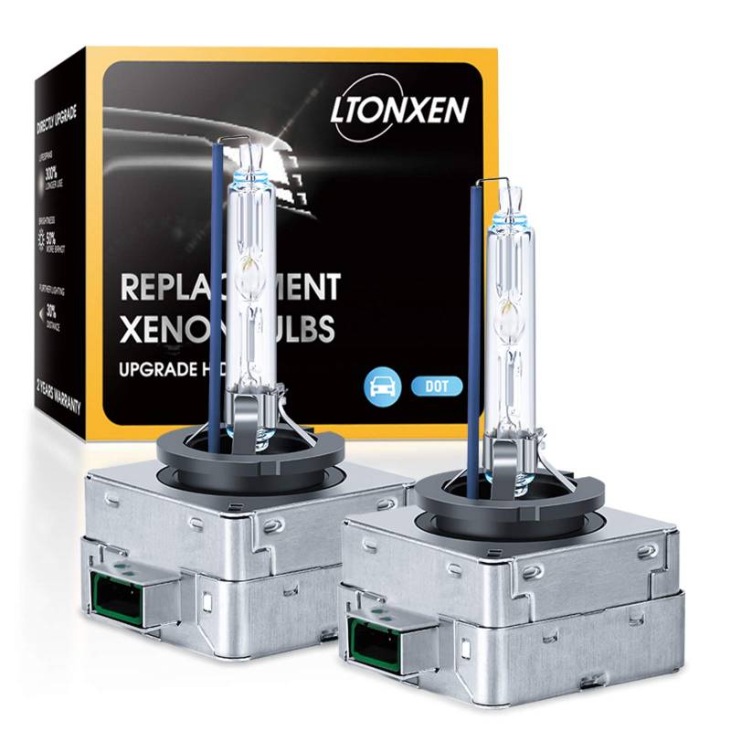 LTONXEN D3S Xenon 8000K Brenner, 12V 35W Kalt blau Auto Scheinwerferlampe HID Entladungs Lampe Ersatz Kit (2 Stück) von LTONXEN