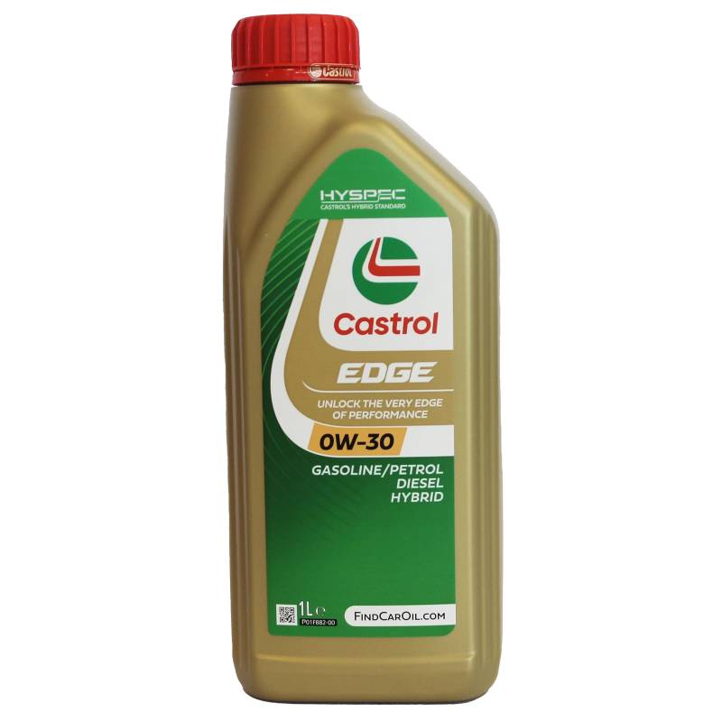 Motoröl Castrol Edge 0W-30: Entsperren Sie die Leistung Ihres Fahrzeugs, zertifiziert nach ACEA C3, API SP, Packung mit 6 x 1 Litern von LUBRIALPHA