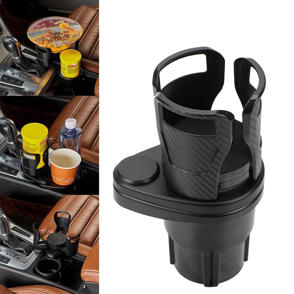 Welldupo Cup Holder, Welldupo All Purpose Car Cup Holde, Getränkehalter Auto Becherhalter, 2 in 1 Doppel Auto Becherhalter, 360° Drehbar Multifunktion Getränkehalterung von LUCKKY