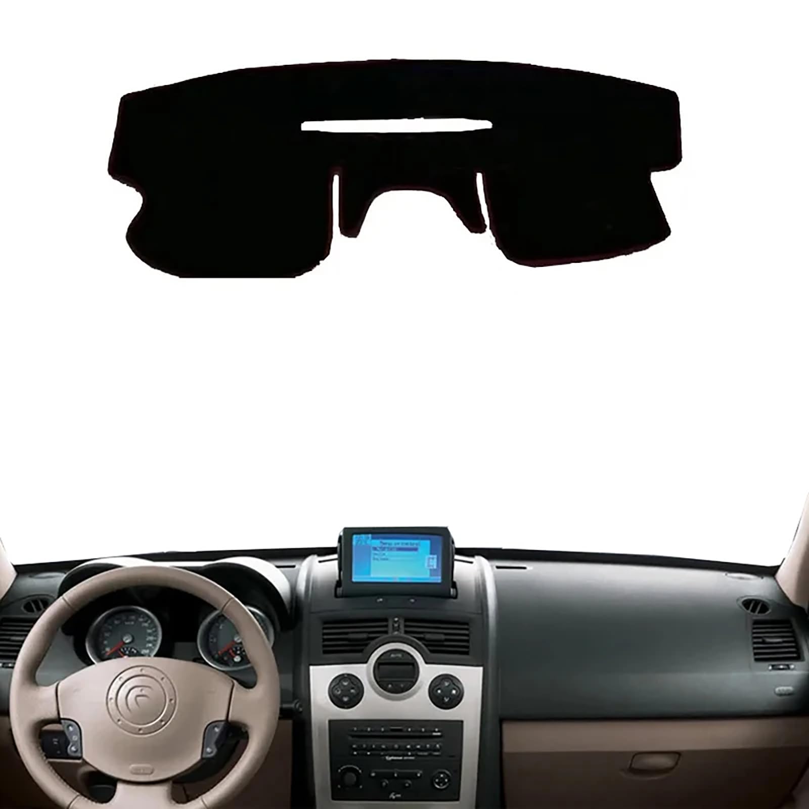 LUGIWN Auto Armaturenbrett Abdeckung für Renault Megane 2 II MK2 2003~2008, Dashboard Abdeckung Matte Sonnenschutz Pad Instrument Panel Teppiche,LHD LUGIWN Auto Armaturenbrett Abdeckung für Renault Megane 2 II MK2 2003~2008, Dashboard Abdeckung Matte Sonnenschutz Pad Instrument Panel Teppiche,LHD von LUGIWN