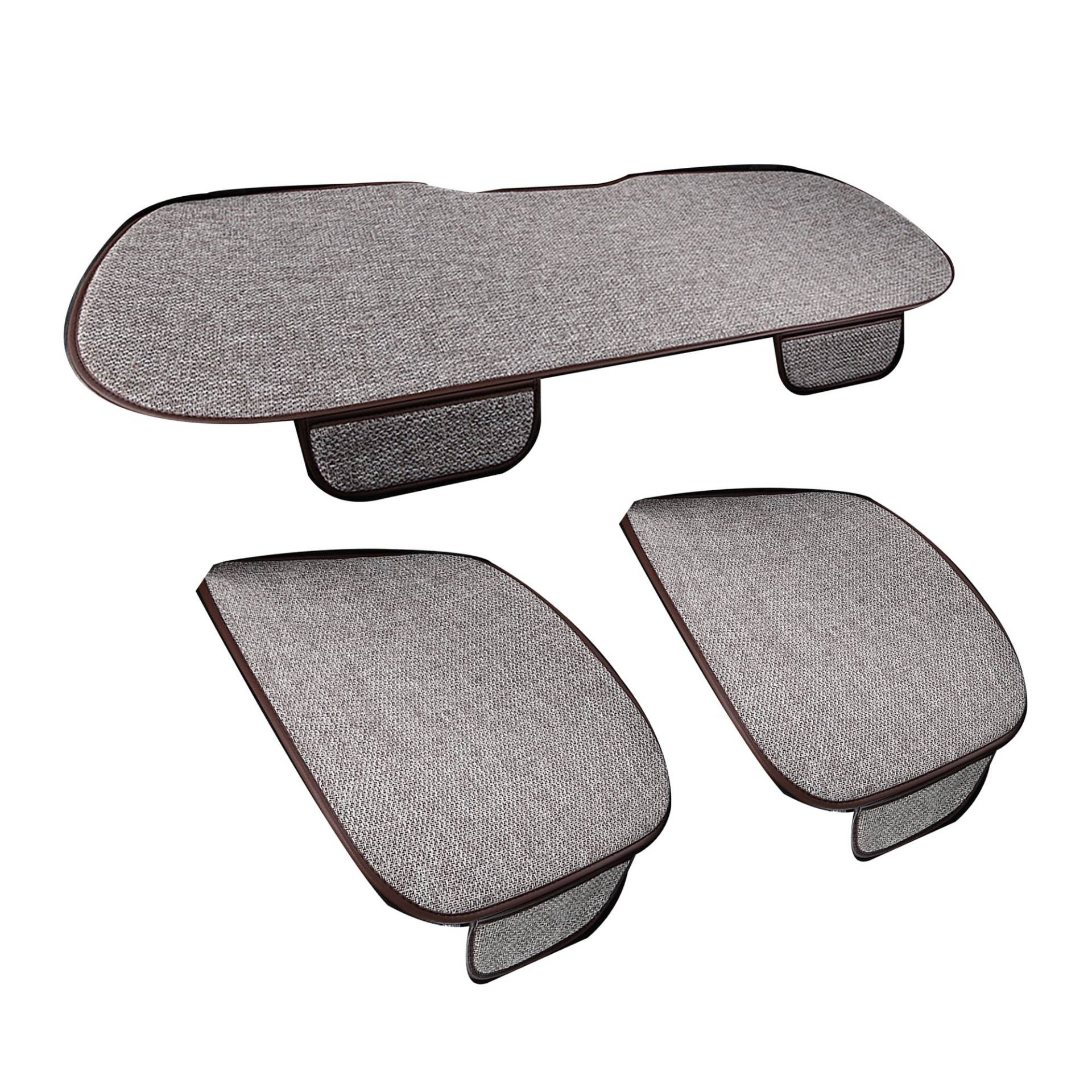 LUGIWN Autositzbezug Für Alfa Romeo Spider Type 939 2006-2012, Sitzkissen Auto Vordersitze, Allwetter Atmungsaktiv Rutschfester Sitzbezüge Vorne und Hinten Sitzschoner,Grey- Front + Back 3pcs LUGIWN Autositzbezug Für Alfa Romeo Spider Type 939 2006-2012, Sitzkissen Auto Vordersitze, Allwetter Atmungsaktiv Rutschfester Sitzbezüge Vorne und Hinten Sitzschoner,Grey- Front + Back 3pcs von LUGIWN