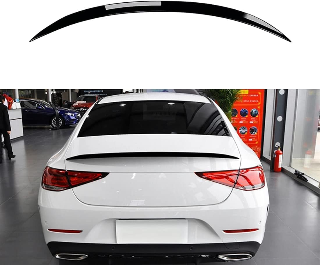 Auto Heckspoiler Spoiler für Mercedes Benz CLS Class C257 CLS450 4 Door 2019 2020 2021 2022,Kofferraum Spoiler Kofferraum Flügel Spoiler Lip, Auto Dekoration Zubehör von LUISAS