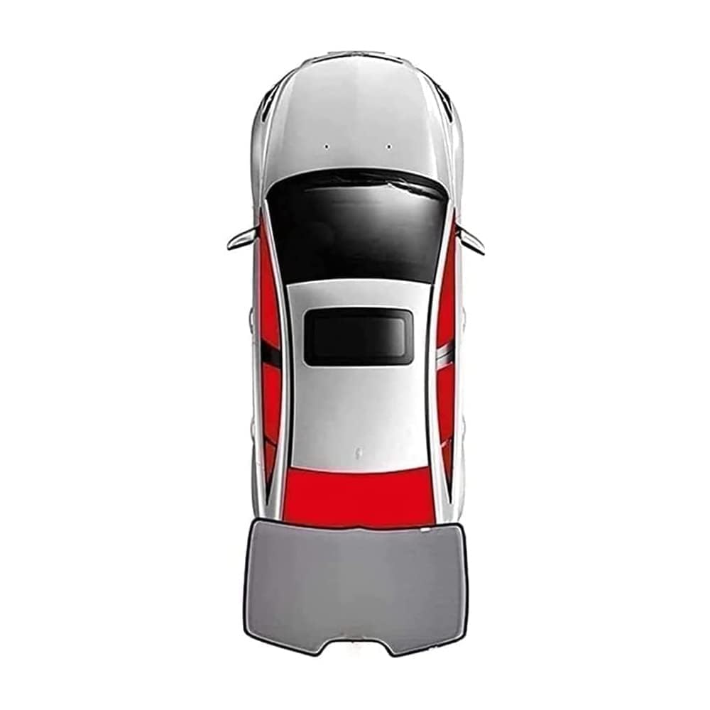Auto-Seitenfenster-Sonnenschutz für BMW 1 Series Hatchback F20 2011-2018,Magnetische Auto Sonnenschutz Visier Vorne Heckscheibe Mesh Rahmen Vorhang,G-Rear Windshield von LUISAS