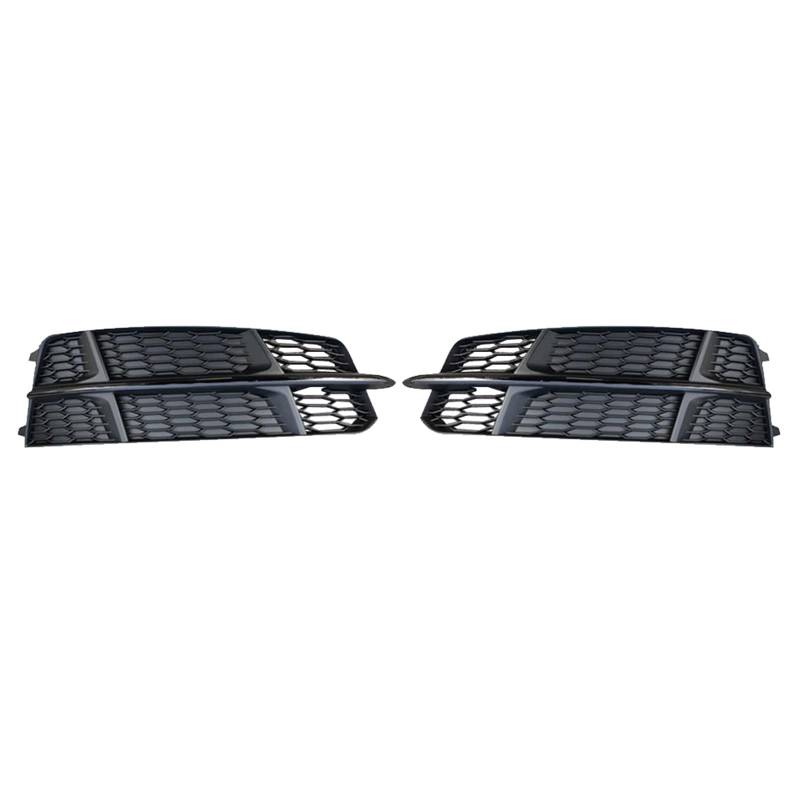 Nebelscheinwerfer Gitter für Audi A6 C7 S-Line 2015 2016 2017 2018-4G0807681AN,Vorne Links Rechts Unteren Stoßstange Nebelscheinwerfer Grill Abdeckung Trim,A-Black von LUISAS
