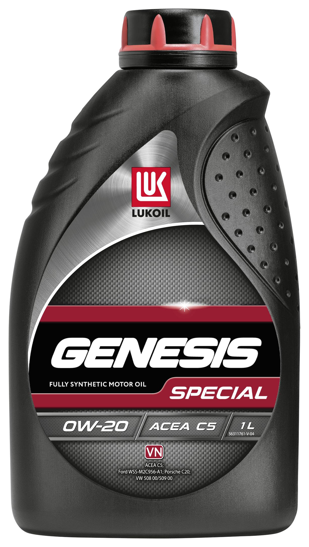 LUKOIL GENESIS SPECIAL VN 0W-20 | 1L - Vollsynthetisches, aschearmes Leichtlauf-Motoröl, speziell für Euro 6 Motoren der VW-Gruppe mit Wartungsintervall-Verlängerung (LongLife IV) von LUKOIL