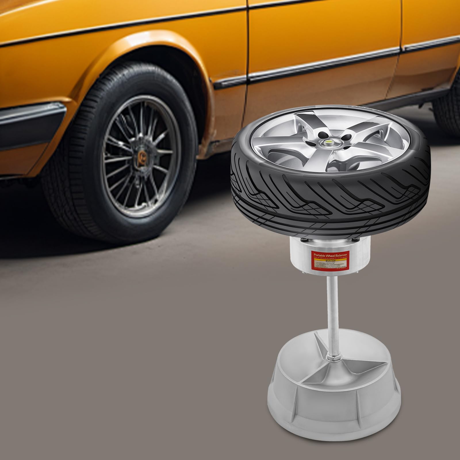 LUNICASHA Professionelle Reifenwuchtmaschine Reifenausgleicher Auswuchtmaschine Tragbare Auswuchtgerät Reifen Wuchtmaschine für Auto LKW Van Fahrrad Silber LUNICASHA Professionelle Reifenwuchtmaschine Reifenausgleicher Auswuchtmaschine Tragbare Auswuchtgerät Reifen Wuchtmaschine für Auto LKW Van Fahrrad Silber von LUNICASHA