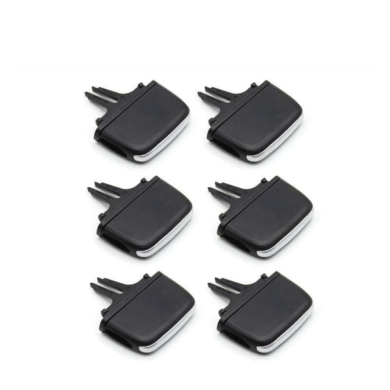 LUOWEINA 1/2/4/6 PCS AC Vent Grille Outlet Slider Tab Clip, passend for Volvo, XC90 2016-2024 Auto-Klimaanlagen-Lüftungsgitter(For XC90 6PCS) von LUOWEINA