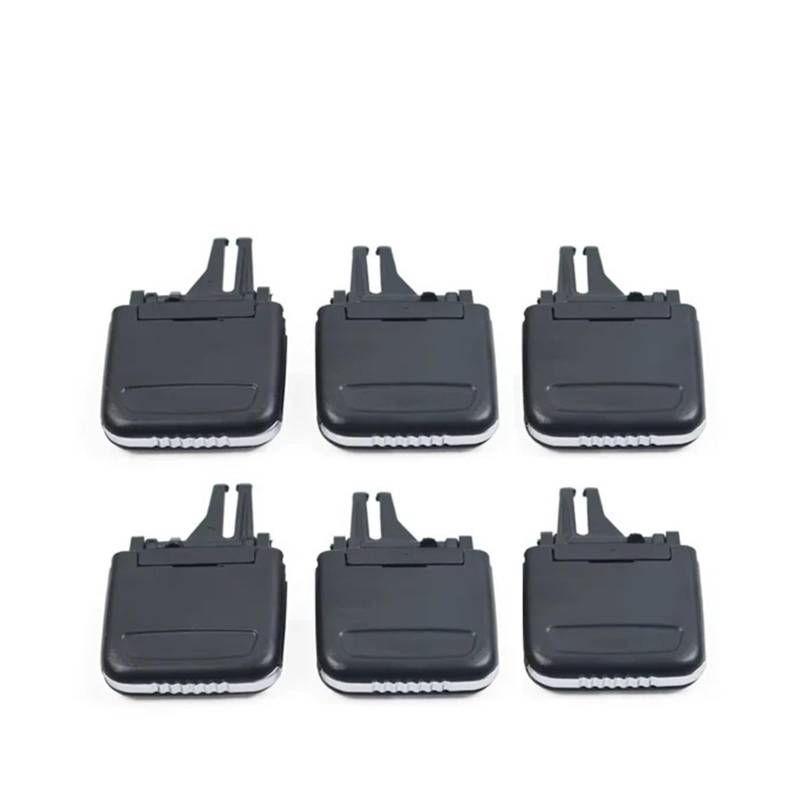 LUOWEINA 1/2/4/6PCS AC Vent Grille Slider Outlet Tab Clip, fit for Porsche, Cayenne 2010-2017 Auto-Klimaanlagen-Lüftungsgitter(6PCS) von LUOWEINA