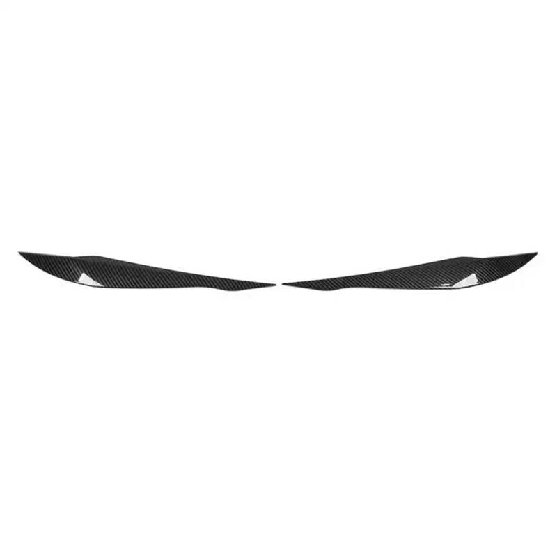 LUOWEINA 1 paar Auto Scheinwerfer Augenbraue Augenlid Abdeckung Fit for BMW 3 Serie F30 F31 2012-2018 Trim ABS fahrzeug Ersatz Augenlider von Autoscheinwerfern(Carbon Fiber Style) von LUOWEINA