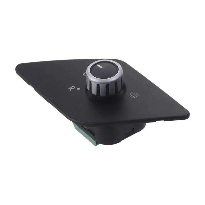 LUOWEINA 10-poliger Spiegelsteuerungs-Einstellschalterknopf, passend for VW, passend for Jetta, 2011–2018, zuverlässiges schwarzes Metallfenster aus elektrischem seitlichem Kunststoff Spiegelverstells von LUOWEINA