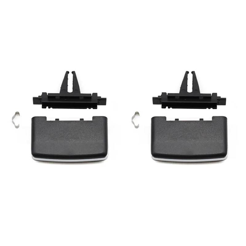 LUOWEINA 1PC 2PCS 4PCS Auto Front AC Air Vent Grille Tab Clip, Passend for C, w204 C180 C200 C260 GLK Slider Outlet Reparatur Kit Auto-Klimaanlagen-Lüftungsgitter(2PCS) von LUOWEINA