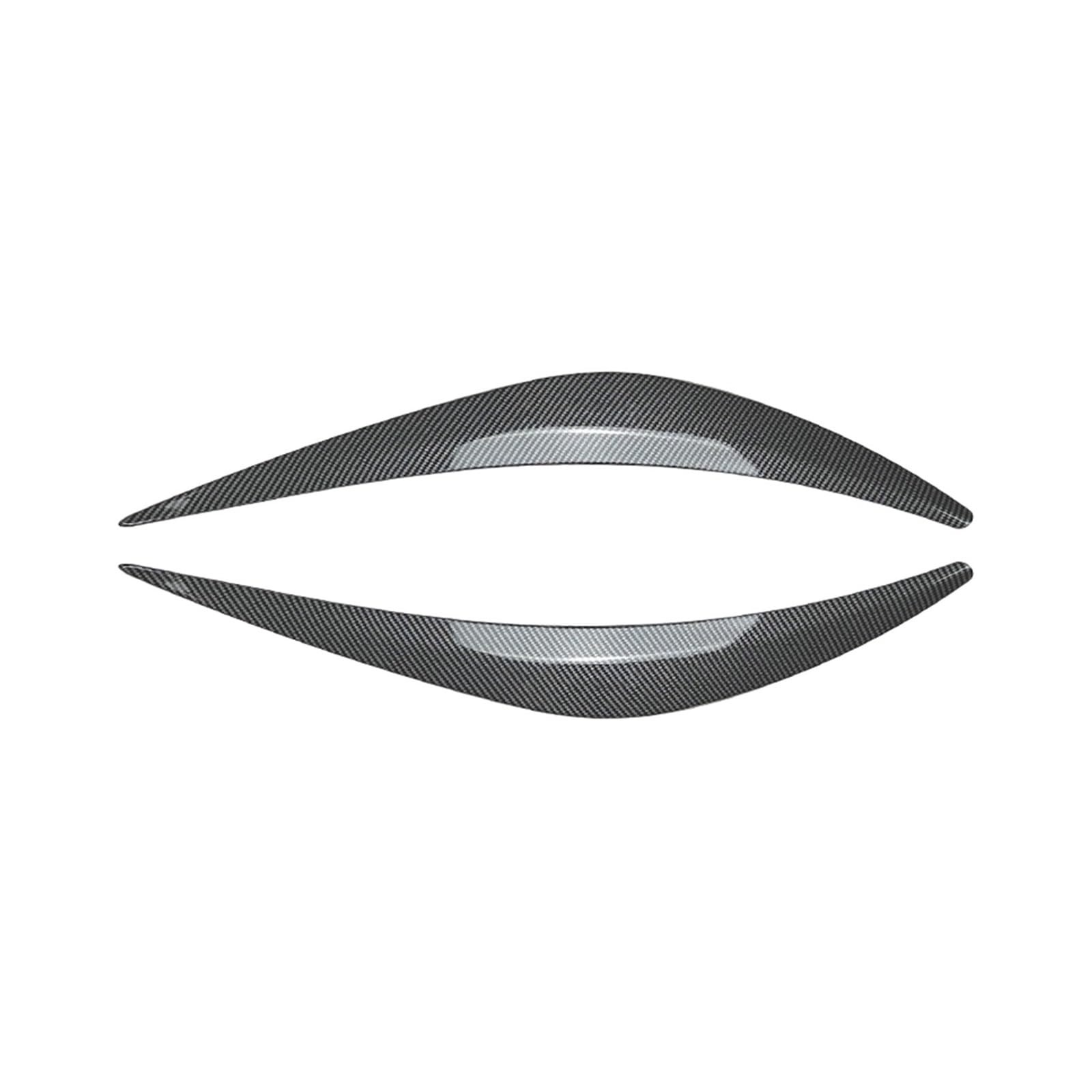 LUOWEINA 2 Stück Frontscheinwerfer-Zieraufkleber, Scheinwerfer-Augenlid-Augenbrauen-Lampenabdeckung, passend for INFINITI Q50 2014–2023 Augenlider von Autoscheinwerfern(Carbon Fiber Look) von LUOWEINA