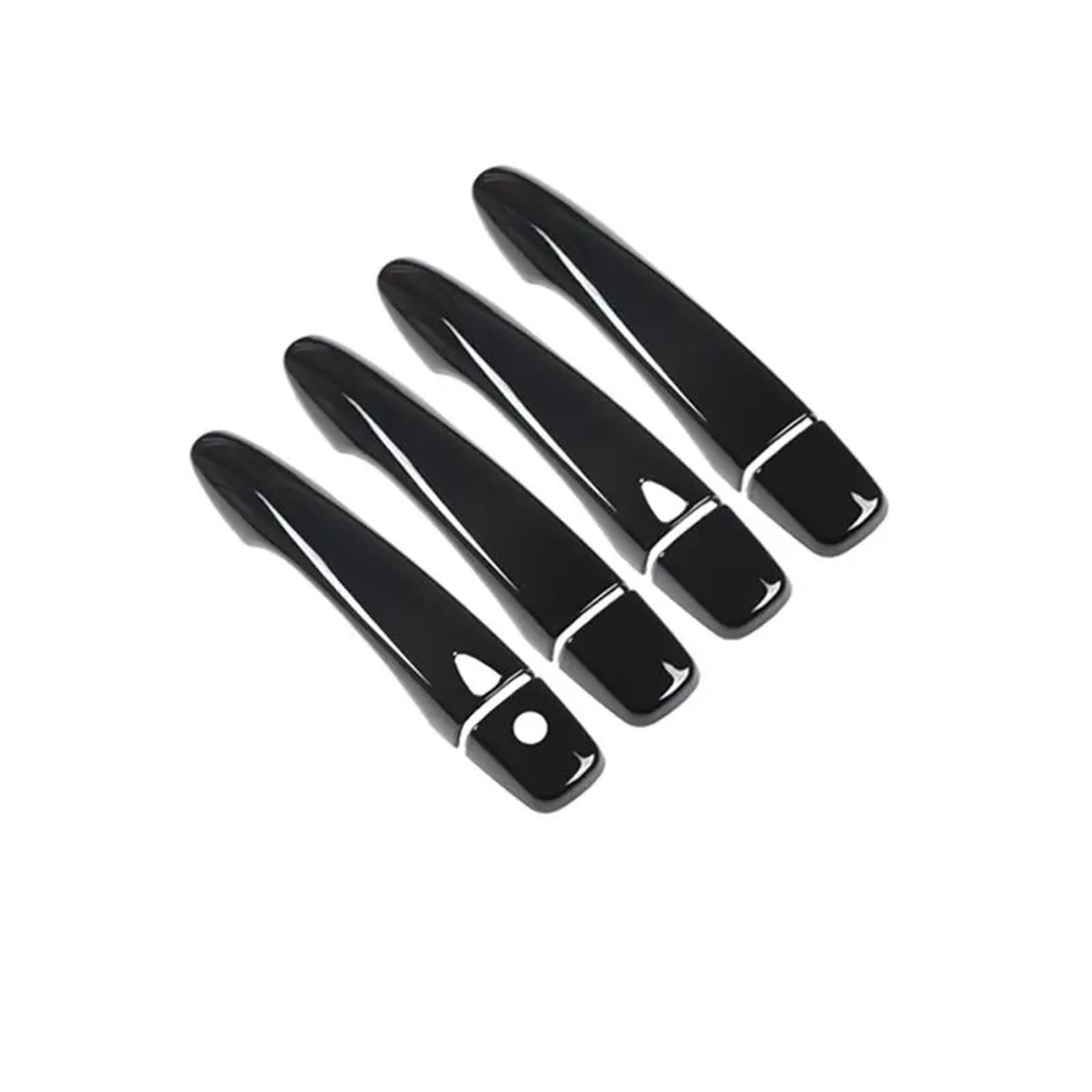 LUOWEINA AUTO TÜRGRIFF ABDECKUNG FANGEN KAPPE ZIERLEISTE Fit for Nissan, Maxima A36 2016-2020 ZUBEHÖR GLANZ SCHWARZ CHROM Türaußengriffabdeckung(Black 2 buttons) von LUOWEINA