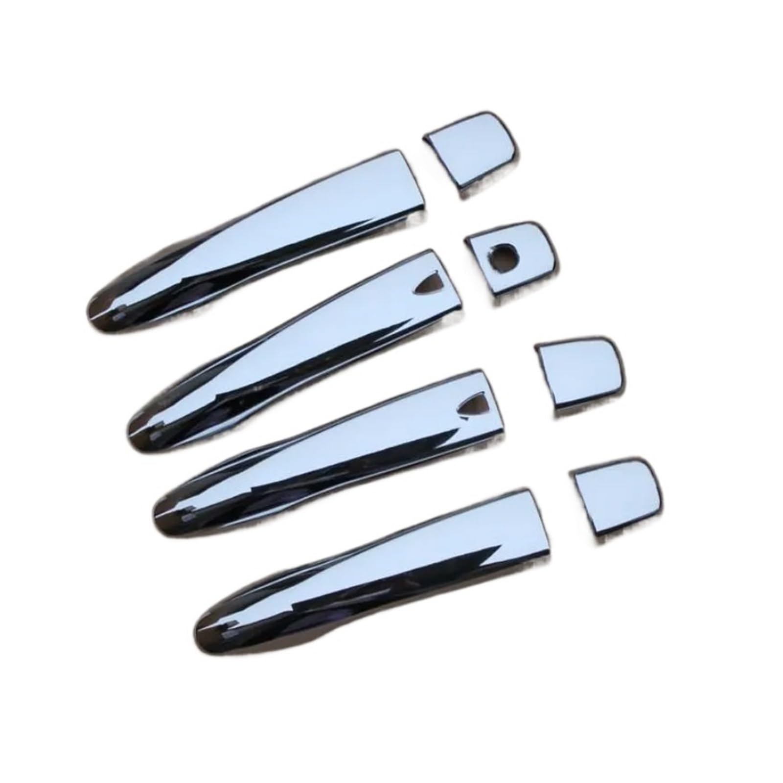 LUOWEINA AUTO TÜRGRIFF ABDECKUNG FANGEN KAPPE ZIERLEISTE Fit for Nissan, Maxima A36 2016-2020 ZUBEHÖR GLANZ SCHWARZ CHROM Türaußengriffabdeckung(Silver 2 buttons) von LUOWEINA