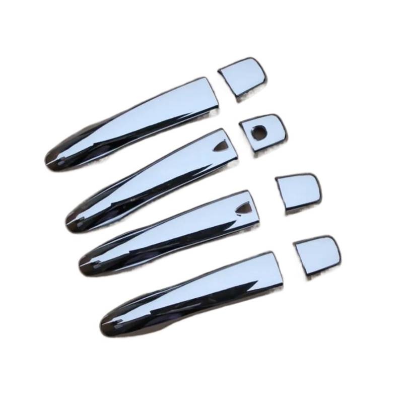 LUOWEINA AUTO TÜRGRIFF ABDECKUNG FANGEN KAPPE ZIERLEISTE Fit for Nissan, Maxima A36 2016-2020 ZUBEHÖR GLANZ SCHWARZ CHROM Türaußengriffabdeckung(Silver 2 buttons) von LUOWEINA
