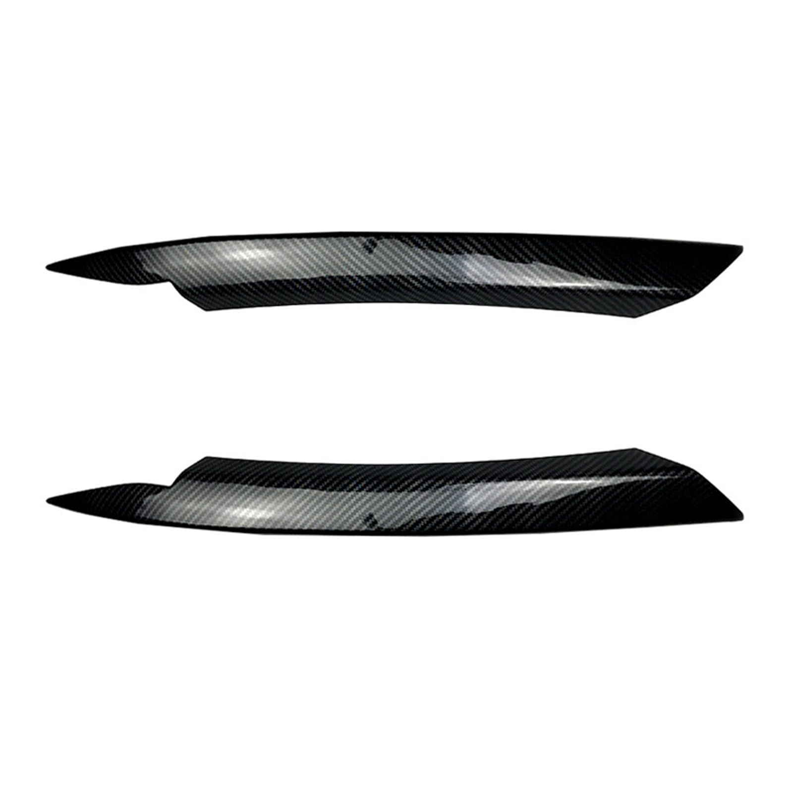 LUOWEINA Auto Front Scheinwerfer Augenbraue Augenlid Lampe Licht Augenbrauen Aufkleber Abdeckung Fit for Volkswagen Fit for VW Passat B7 2010-2014 Auto Zubehör Augenlider von Autoscheinwerfern(Carbon von LUOWEINA