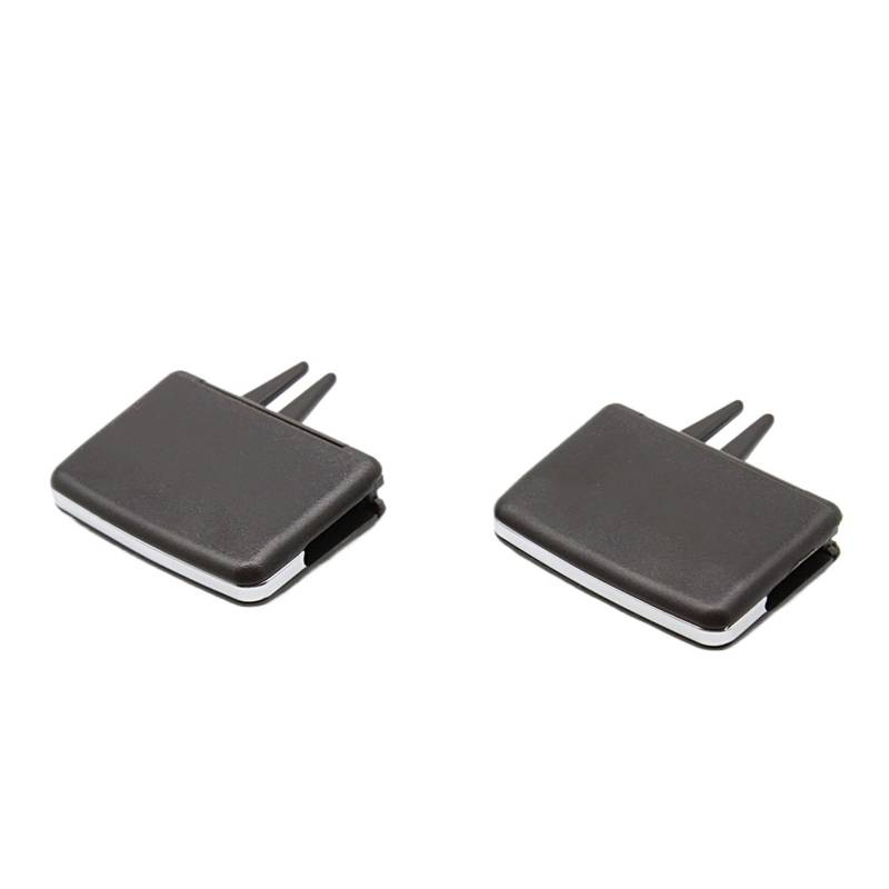 LUOWEINA Auto-Heck-AC-Entlüftungsgitter-Clip-Schieber, passend for W204, C X204 GLK W212 W207 E-Klasse 2007–2015 Auto-Klimaanlagen-Lüftungsgitter(Rear Moka 2pcs) von LUOWEINA
