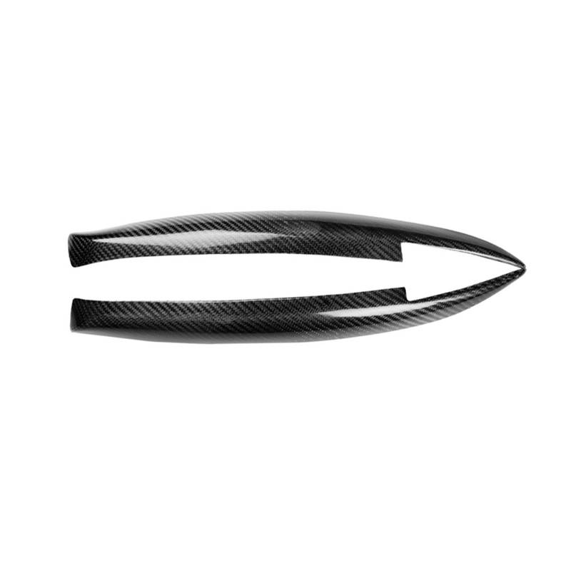 LUOWEINA Auto Scheinwerfer Augenbraue Augenlid Fit for BMW 1 Serie E81 E82 E87 E88 04-10 Trimmen Augenbrauen Kopf lampe Licht Augenlider Aufkleber Augenlider von Autoscheinwerfern(Carbon Fiber) von LUOWEINA