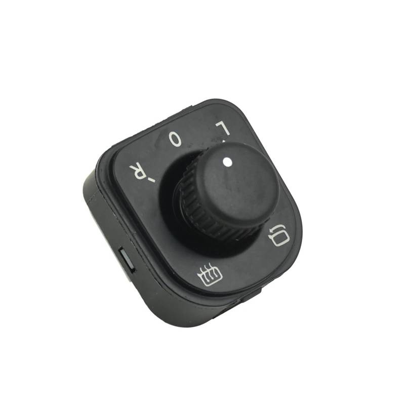 LUOWEINA Auto-Seitenspiegel-Steuerschalterknopf, passend for Volkswagen, passend for Jetta, Golf Mk5 Mk6 Tiguan CC Passat B6 B7 1K0959565J Spiegelverstellsteuerung von LUOWEINA