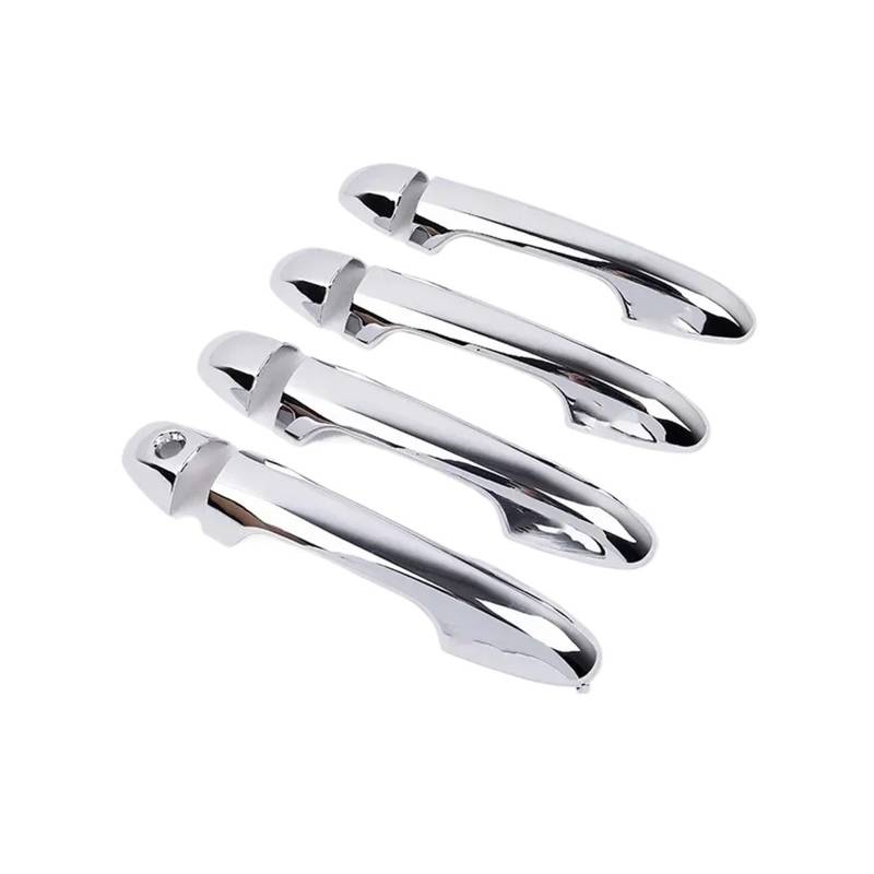 LUOWEINA Autotürgriffschalenabdeckung Dekorverkleidung passend for Toyota, Hilux Revo 2016-2023 Chromaufkleber Styling Autozubehör Türaußengriffabdeckung(Handle no sensor) von LUOWEINA