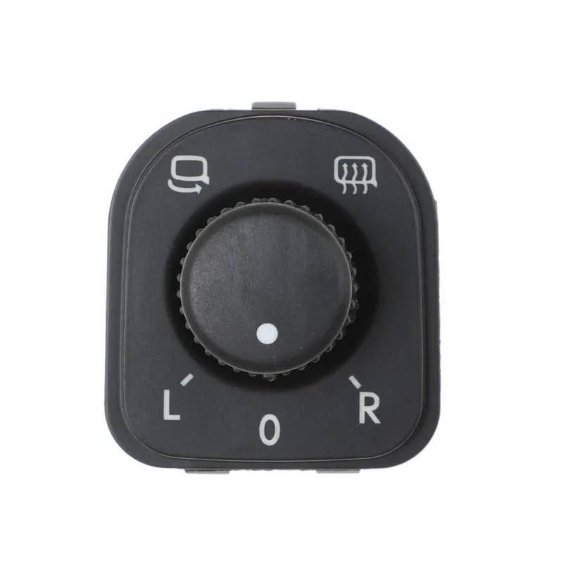 LUOWEINA Einstellknopf Spiegelsteuerschalter, passend for VW, passend for Jetta, Golf 5 6 Tiguan Passat B6 CC Seat Alhambra 1K0959565J Spiegelverstellsteuerung von LUOWEINA