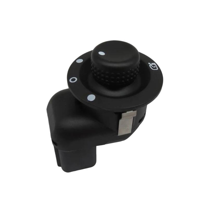 LUOWEINA Elektrischer Spiegelsteuerschalter-Einstellknopf, passend for Renault, Clio III Mk3 Laguna2 Scenic Megane II Kangoo 2007–2017 109014 8200676533 Spiegelverstellsteuerung von LUOWEINA