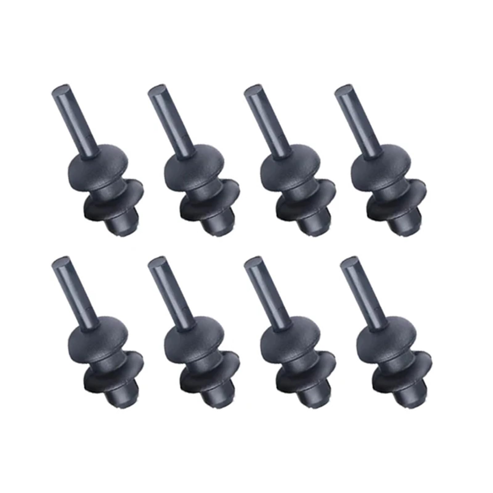LUOWEINA Kofferraum-Paketregal-Clip passend for VW, Golf 1991–1999 Polo 1994–1997 Opel, Hinten Kordelband Befestigungshaken Halterung 191867775A Hutablagenhalter(8pc) von LUOWEINA