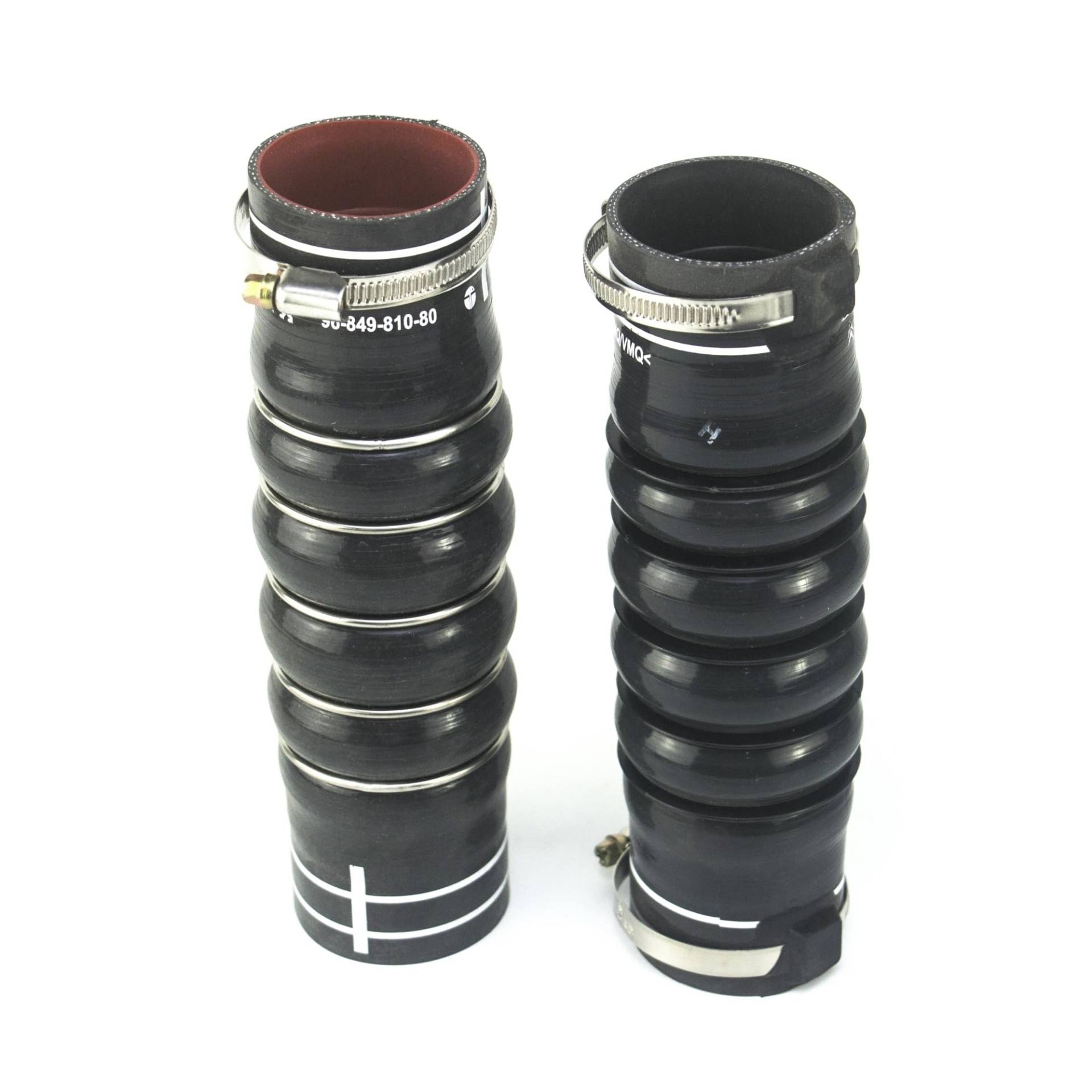 LUOWEINA Länge 23 cm Ladeluftkühlerschlauch Turbolader Heizöl-Ansaugschlauch, passend for Peugeot, 508 C5 1440N2 1440N3 Motorentlüftungsschlauch(1 Pair) von LUOWEINA