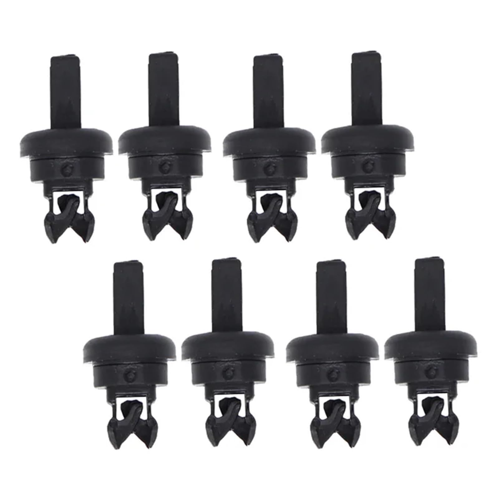 LUOWEINA Paket Regal Clip Fit for Renault, Megane MK 1 2 3 1996-2017 Modus Scenic Laguna Scala String Cord Aufhänger halterung Pin Hutablagenhalter(8Pcs A) von LUOWEINA