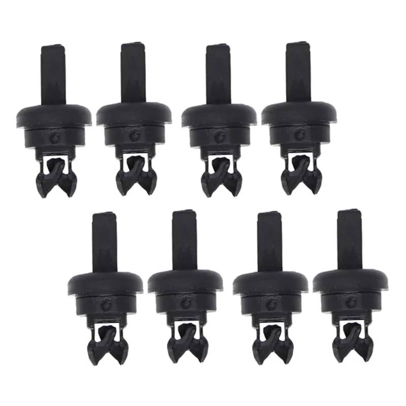 LUOWEINA Paket Regal Clip Fit for Renault, Megane MK 1 2 3 1996-2017 Modus Scenic Laguna Scala String Cord Aufhänger halterung Pin Hutablagenhalter(8Pcs A) von LUOWEINA