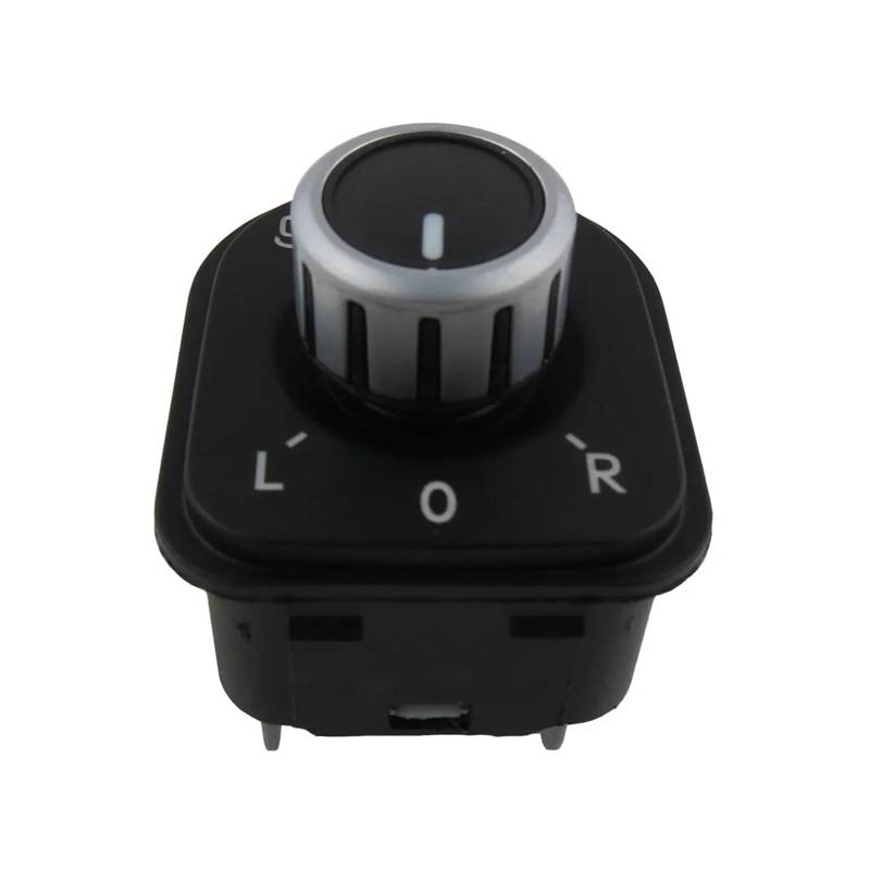 LUOWEINA Spiegelsteuerschalter-Einstellknopf, passend for VW, passend for Passat, B6 J-etta Golf G-TI MK5 MK6 2006–2013 5ND 959 565A Spiegelverstellsteuerung von LUOWEINA