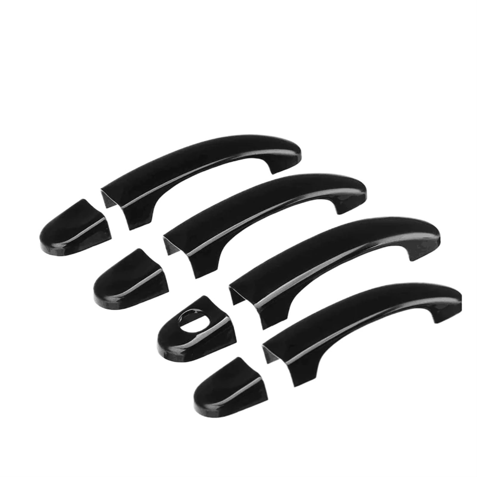 LUOWEINA Türgriffabdeckung, Zierleiste, passend for VW, passend for Jetta MK5, passend for VW, passend for Golf GTI, Golf Plus 2006–2010, glänzendes schwarzes Chrom-Zubehör Türaußengriffabdeckung(Carb LUOWEINA Türgriffabdeckung, Zierleiste, passend for VW, passend for Jetta MK5, passend for VW, passend for Golf GTI, Golf Plus 2006–2010, glänzendes schwarzes Chrom-Zubehör Türaußengriffabdeckung(Carb von LUOWEINA