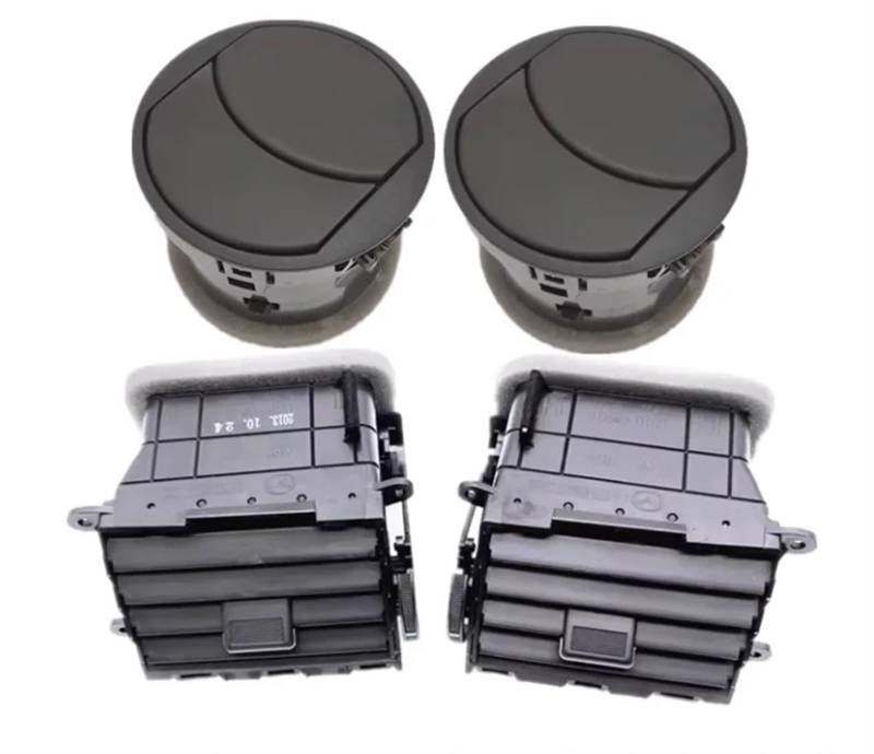 LUOWEINA Zierblende for Luftauslass der Instrumententafel, passend for Mazda 6 Auto-Klimaanlagen-Lüftungsgitter(Set 4pcs) von LUOWEINA