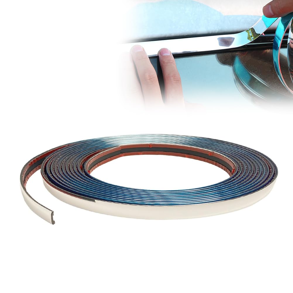 Zierleisten Selbstklebend,Zierleisten Chromleiste Selbstklebend Auto,Selbstklebende Zierleisten Zierleiste Chrom Universal,Stuckleisten Wand für Auto, Spiegel, Wand, Tür, Möbel, Glanz Silber(15MM*6M) Zierleisten Selbstklebend,Zierleisten Chromleiste Selbstklebend Auto,Selbstklebende Zierleisten Zierleiste Chrom Universal,Stuckleisten Wand für Auto, Spiegel, Wand, Tür, Möbel, Glanz Silber(15MM*6M) von LUPATDY