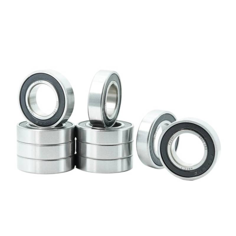 Lenkungslagersatz Motorrad 6902-2RS Lager ABEC-1 10PCS Metric Dünne Abschnitt 6902 2RS Kugellager 6902RS 61902 RS Motorrad Lager Zubehör von LUTFI