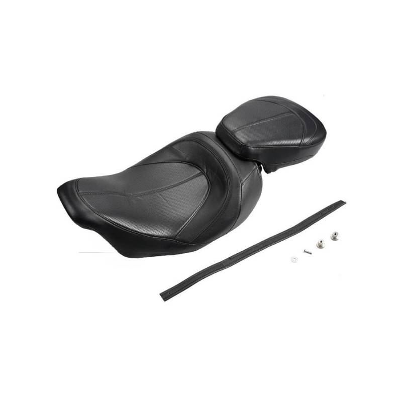 Motorrad Beifahrersitz Motorrad-Doppelsitz Für Fahrer Und Beifahrer Für Für Touring CVO Street Glide Für Road King Classic 2009–2023 2022 von LUTFI