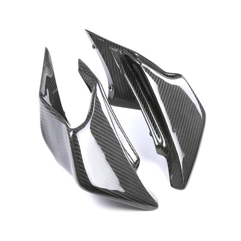 Motorrad Flankenspoiler Seitendeflektor Aerodynamik Winglets Seitenteile Für YZF-R3 2019 Motorrad Fixed Wing Air Deflektor Fairin Seitenwindflügel von LUTFI