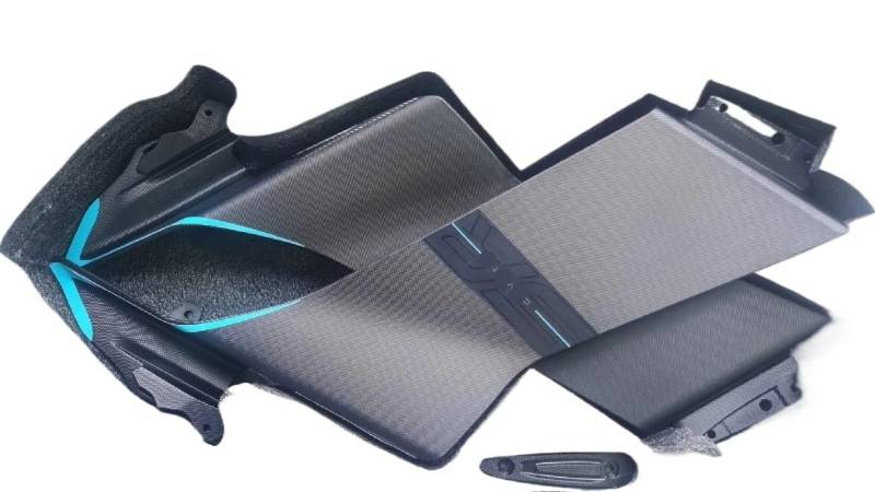 Motorrad Flankenspoiler Seitendeflektor Für CF450SR 450SR SR450 450 SR Motorradteile Seitlicher Abtrieb Nackte Spoiler Feste Winglet Verkleidung Flügel Deflektoren von LUTFI