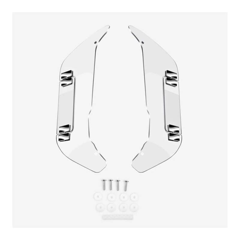 Motorrad Flankenspoiler Seitendeflektor Für Für Goldwing GL1800 GL1800B F6B 2018-2023 Motorrad PC Einstellbare Windschutzscheibe Seite Spoiler Windschutzscheibe Verkleidung von LUTFI