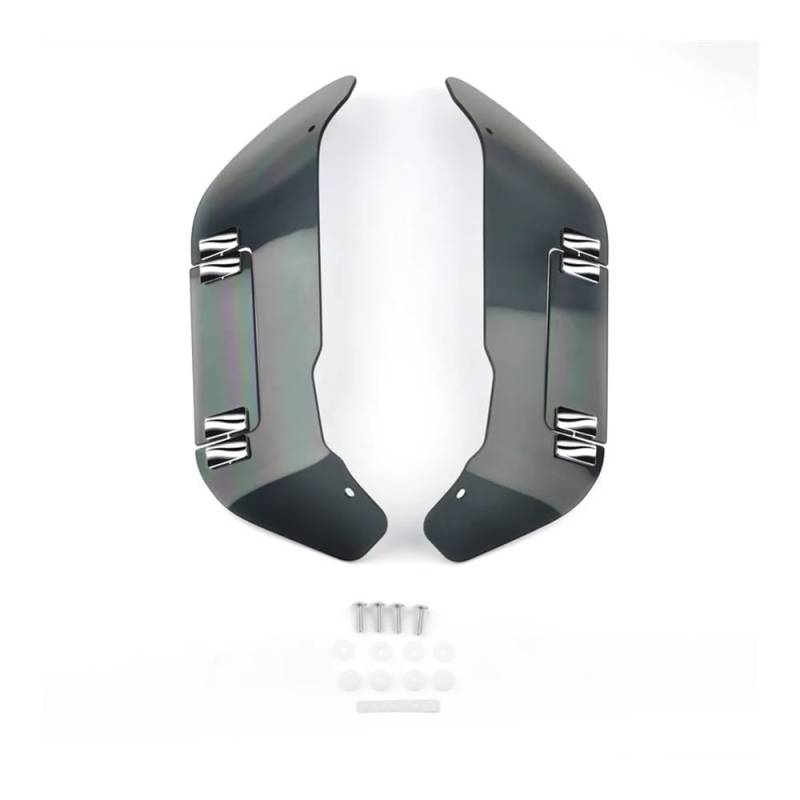 Motorrad Flankenspoiler Seitendeflektor Für Für Goldwing GL1800 GL1800B F6B 2018-2023 Motorrad PC Einstellbare Windschutzscheibe Seite Spoiler Windschutzscheibe Verkleidung von LUTFI