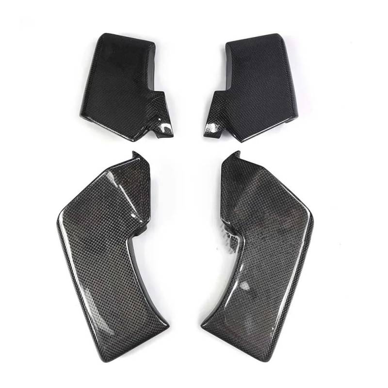 Motorrad Flankenspoiler Seitendeflektor Für Für Streetfighter V4 V4S V2 2018-2023 Oberen Unteren Winglets Air Deflektor Verkleidung Motorrad Seite Festen Flügel von LUTFI