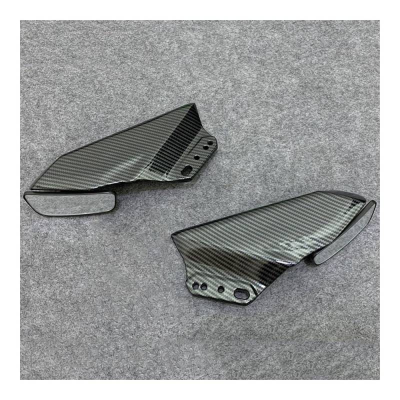 Motorrad Flankenspoiler Seitendeflektor Für Kaw&asaki Für Ninja 650 ER6F ER-6F ER 6F 2017 2018 2019 Motorradspiegel Frontverkleidung Winglets Aerodynamische Seitenflügel Spoiler von LUTFI