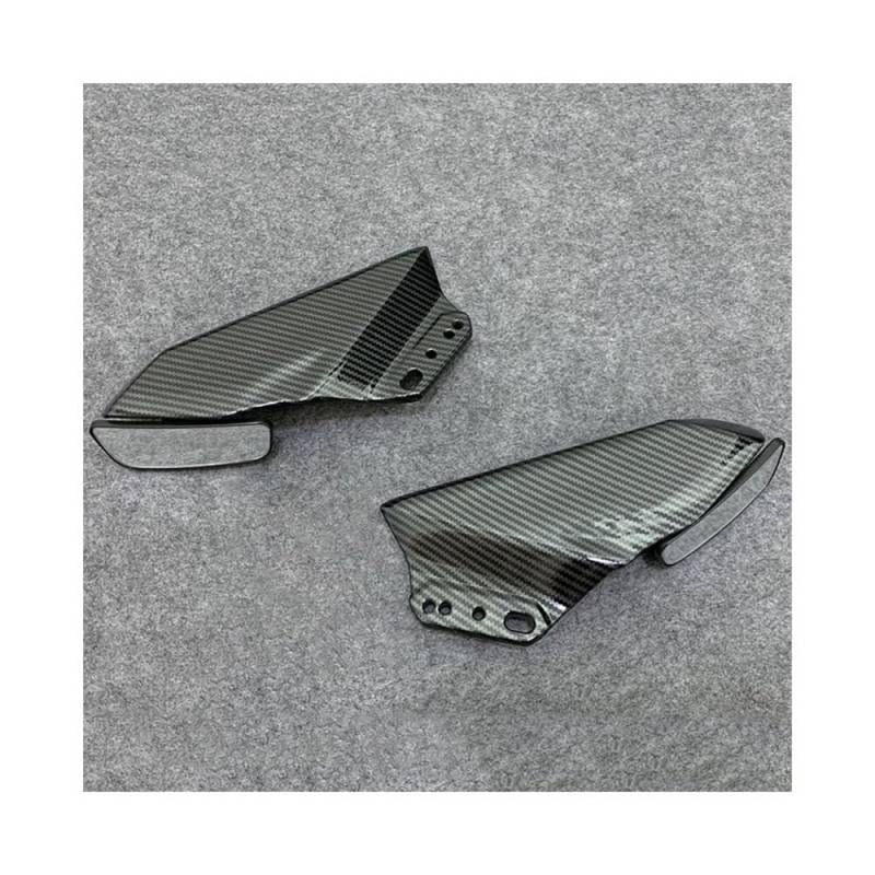 Motorrad Flankenspoiler Seitendeflektor Für Kaw&asaki Für Ninja 650 ER6F ER-6F ER 6F 2017 2018 2019 Motorradspiegel Frontverkleidung Winglets Aerodynamische Seitenflügel Spoiler von LUTFI