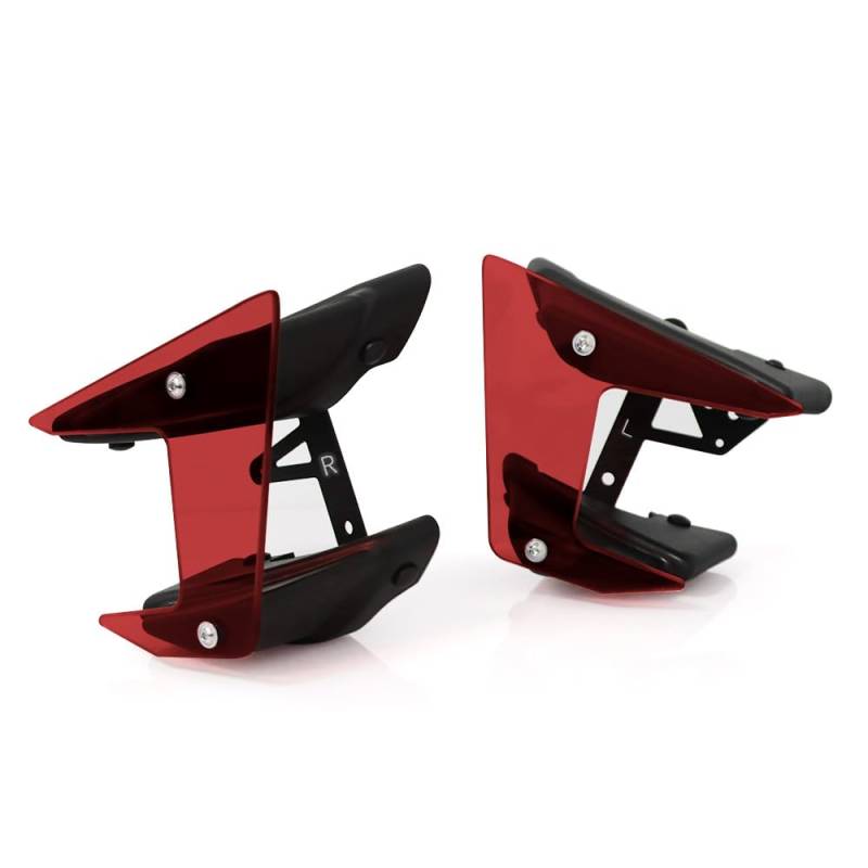Motorrad Flankenspoiler Seitendeflektor Für MT-09 MT09 MT 09 SP 2017-2020 2019 Motorradzubehör Seitlicher Abtrieb Nackte Spoiler Feste Winglet Verkleidungsflügel von LUTFI