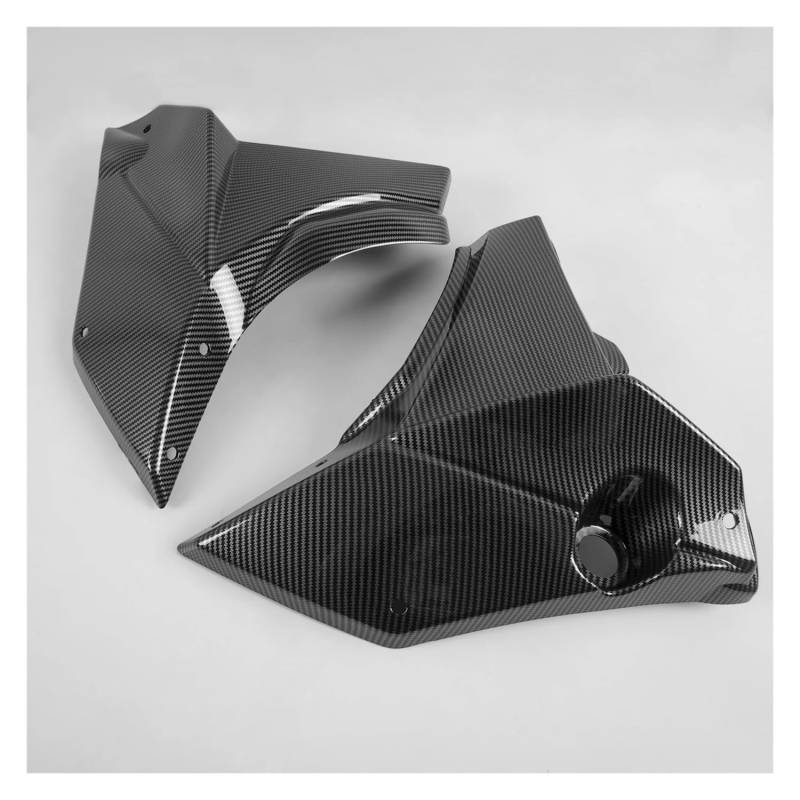Motorrad Flankenspoiler Seitendeflektor Für MT07 FZ07 FZ MT 07 Motorrad Bauch Pan Motor Spoiler Seite Verkleidung Halterung Körper Kits FZ-07 2021-2024 zubehör von LUTFI