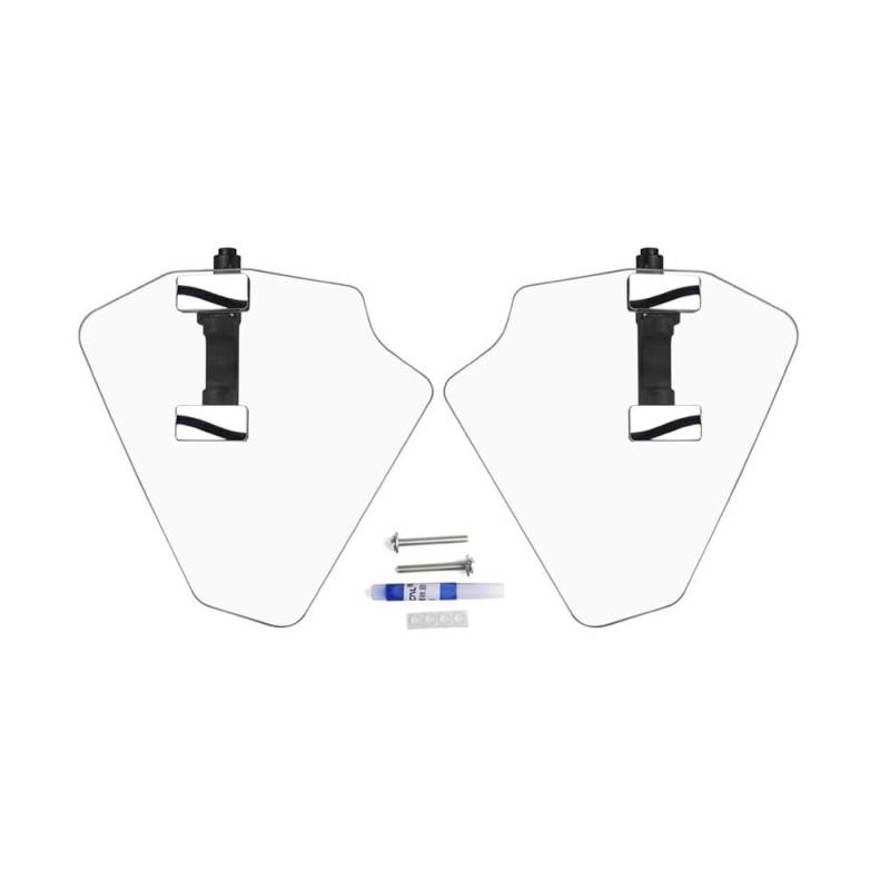 Motorrad Flankenspoiler Seitendeflektor GL1800 2018-2023 Zubehör Für Motorrad Seite Air Deflektor Für Goldwing GL 1800 F6B Windschutzscheibe Verkleidung von LUTFI
