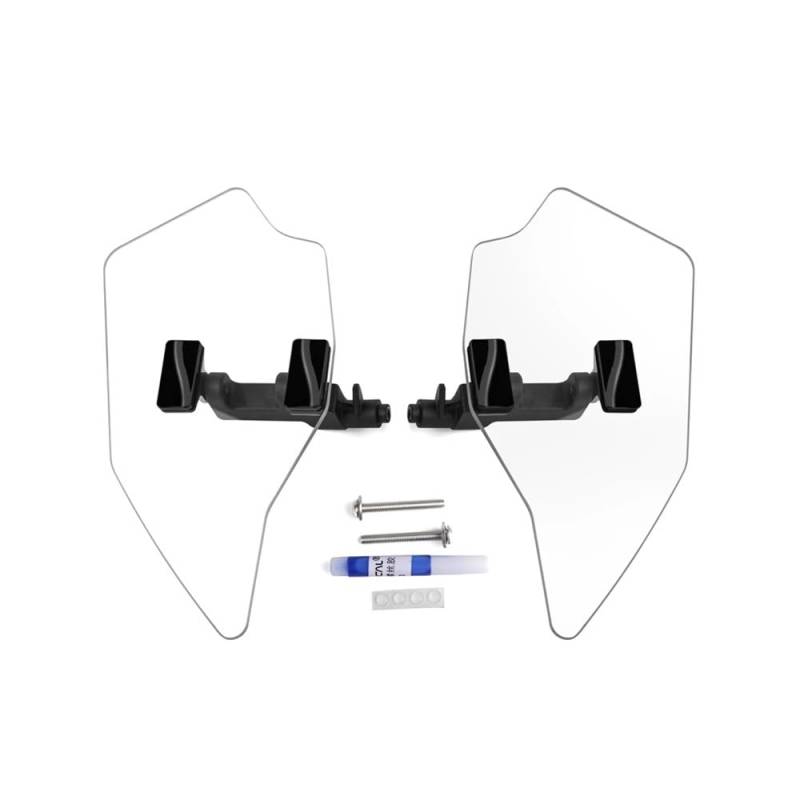 Motorrad Flankenspoiler Seitendeflektor GL1800 2018-2023 Zubehör Für Motorrad Seite Air Deflektor Für Goldwing GL 1800 F6B Windschutzscheibe Verkleidung von LUTFI