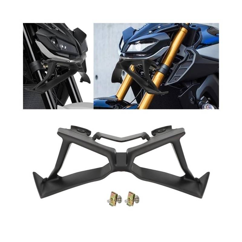 Motorrad Flankenspoiler Seitendeflektor Motorrad Abtrieb Nackt Frontal Spoiler Winglet Für MT-09 MT 09 SP 2017-2020 Aerodynamische Flügel Front Spoiler Kit von LUTFI
